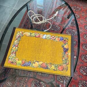 Warm-O-Meter Salvatore Puglisi Fruit Pattern 11” x 17” Warming Tray